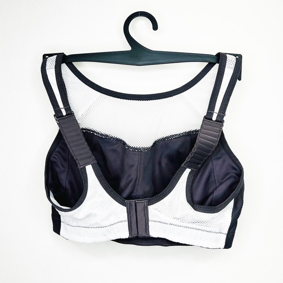 Parfait Active Wireless Yoga Sports Bra Size 32H P5542 Rabbit (gray) w/White NWT - Picture 5 of 10